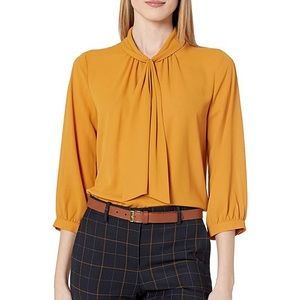 Karl Lagerfield Mustard Yellow Blouse